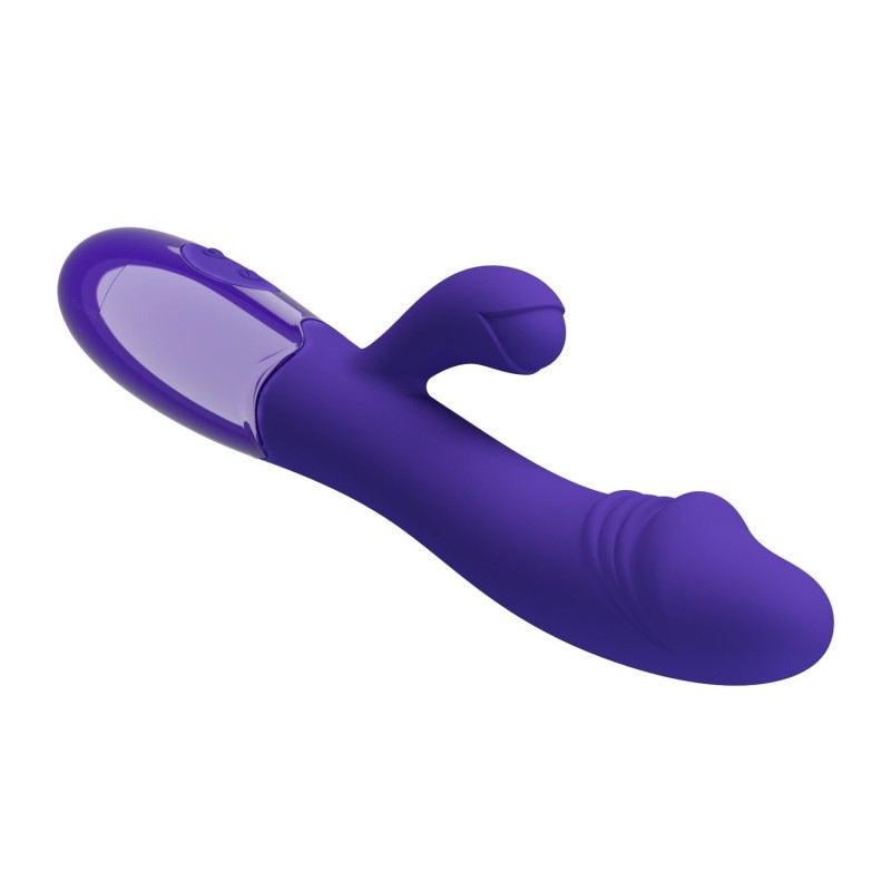 USB Şarjlı 30 Titreşim Modlu Çift Uyarımlı G-Spot ve Klitoral Vibratör - Snappy-Youth