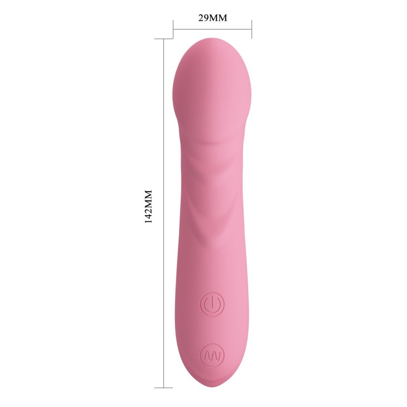 USB Şarjlı 30 Titreşim Modlu Silikon G-Spot Masaj Vibratörü - Candice