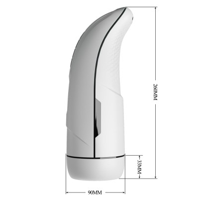 USB Şarjlı Hareketli Dil Uyarımlı Isıtmalı Sesli Masturbatör - Marissa