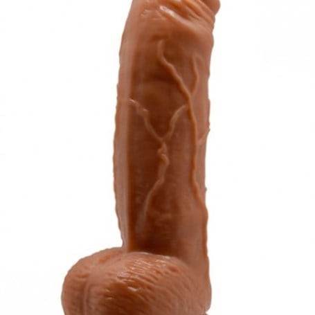 Yeni Nesil Çift Katmanlı Belden Bağlamalı 18 cm Realistik Dildo Penis